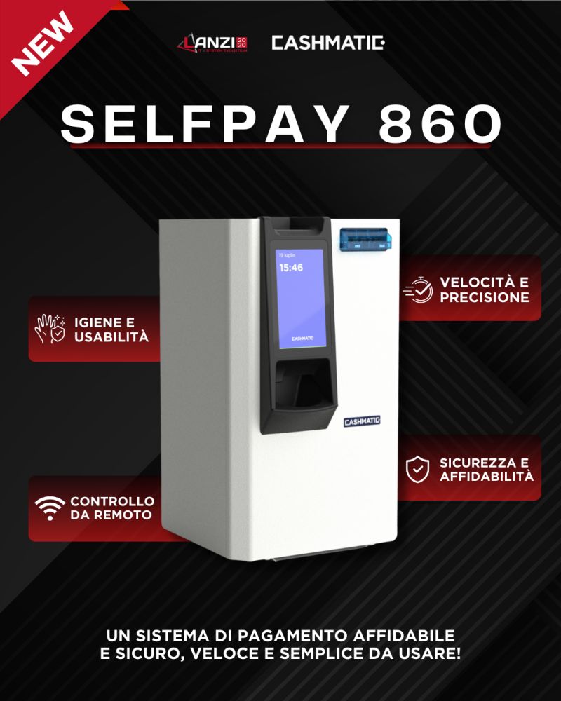 Cassa automatica Cashmatic Selfpay 860
